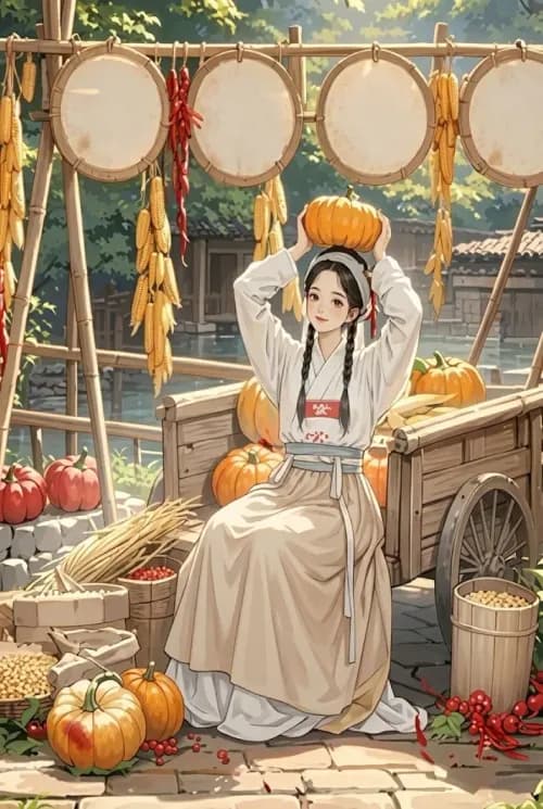 After the Divorce, Enjoying a Feast with Mother, While the Jerk Father's Family Frets